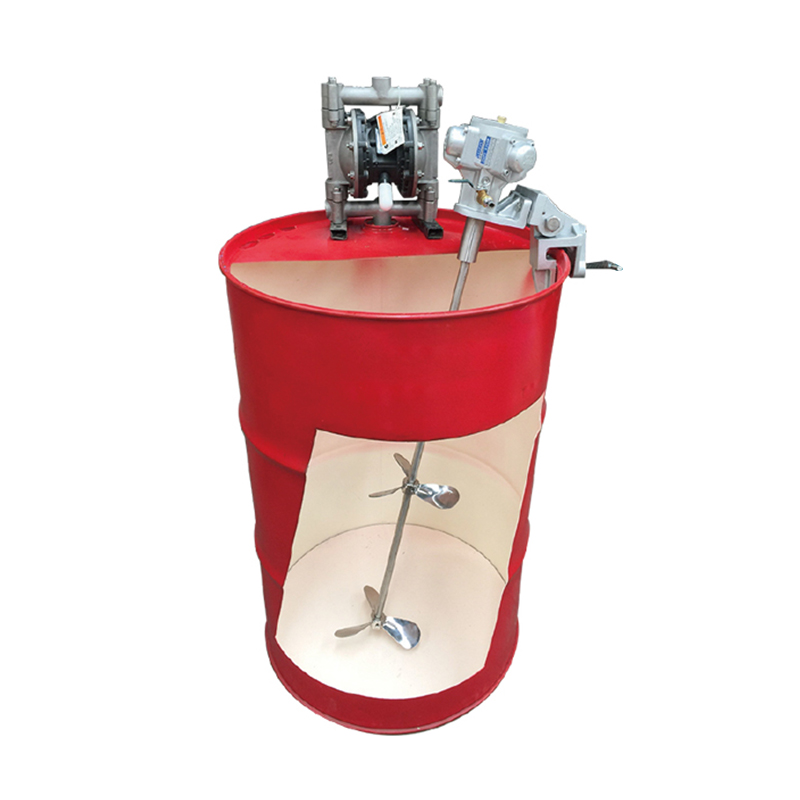 JS-AMP3 Miscelatore pneumatico clip-on Gaston con pompa
