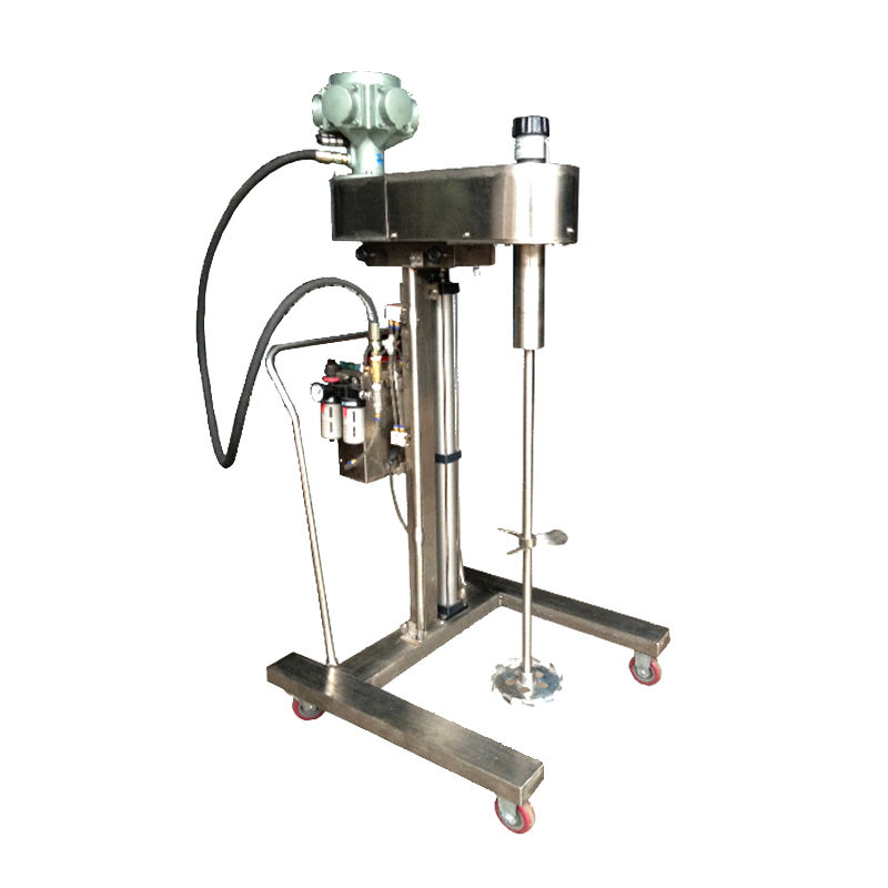 TC-AT-SS-AMP7 Miscelatore pneumatico Gaston carrellato in acciaio inox
